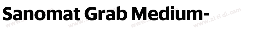 Sanomat Grab Medium字体转换